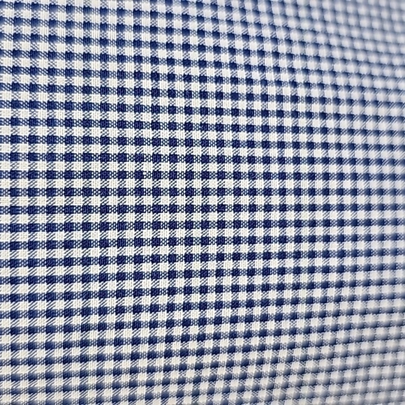 TAILORBYRD, MENS DRESS SHIRT. SIZE LARGE.   CONTRAST‎ NECK, COLAR. BLUE WHITE - Picture 7 of 12